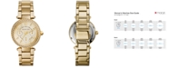Michael Kors Women's Chronograph Mini Parker Gold-Tone Stainless Steel Bracelet Watch 33mm MK6056